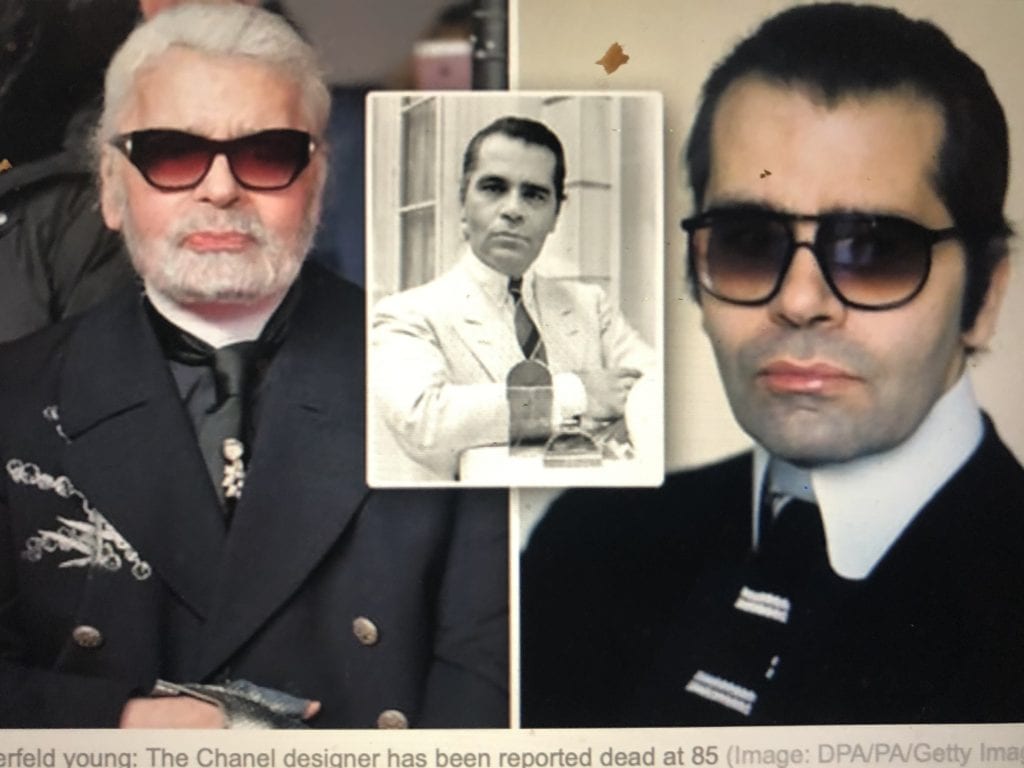 Three images of a man in sunglasses.