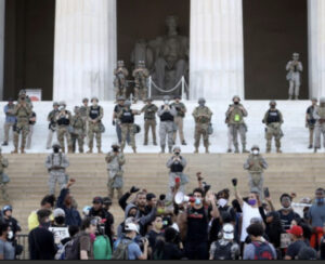 National Guard deployed at Lincoln Memorial for BLM